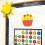 Creative Teaching Press Cupcake Accents για Πίνακες Ανακοινώσεων, 10" Jumbo Σχέδια, Σετ 12 Τεμαχίων 3