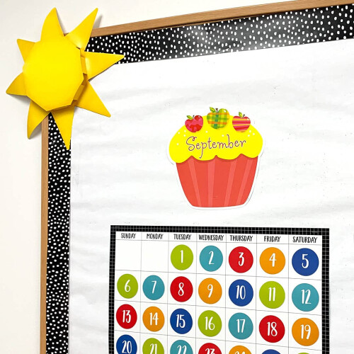 Creative Teaching Press Cupcake Accents για Πίνακες Ανακοινώσεων, 10" Jumbo Σχέδια, Σετ 12 Τεμαχίων 2