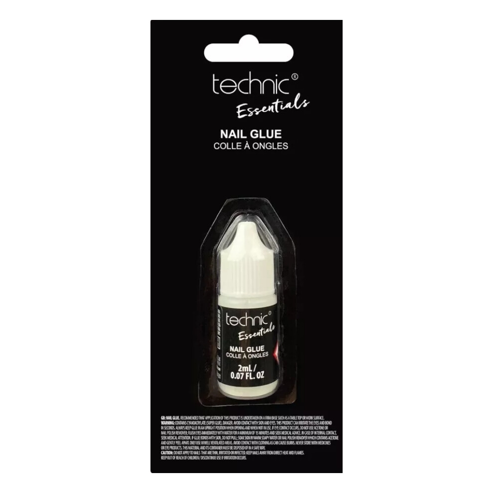 TECHNIC Super Strong False Nail Clear Glue Essentials Manicure Vegan