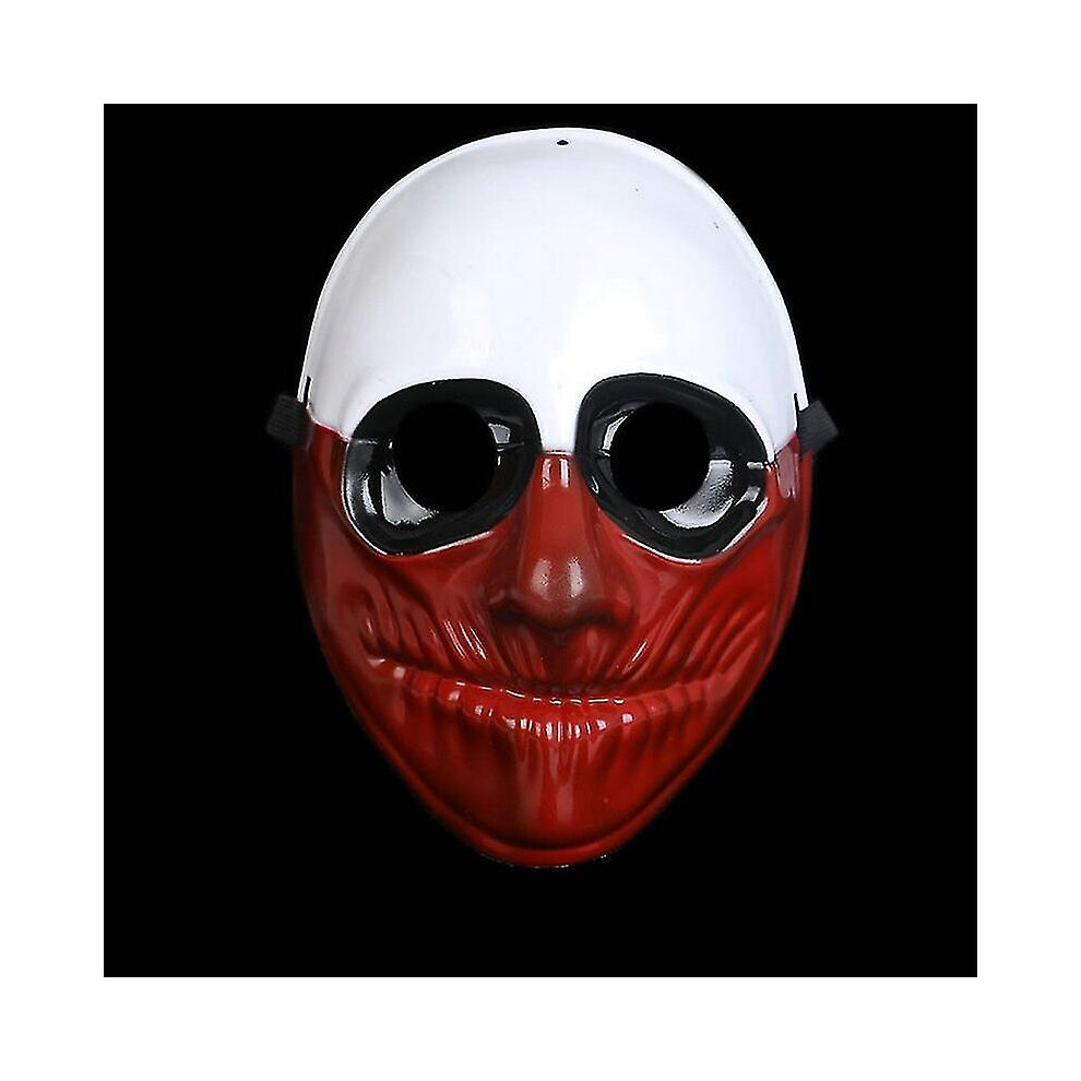 (Captain america) Halloween Masks Clown Masks Masquerade Scary Clown Carnival Masks Payday 2 Scary Funny Payday Masks Props Supplies Stage Props Hallo
