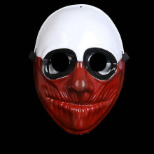 (Clown) Halloween Masks Clown Masks Masquerade Scary Clown Carnival Masks Payday 2 Scary Funny Payday Masks Props Supplies Stage Props Halloween Accessories