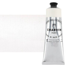 Charvin Professionelle lfarben in Knstlerqualitt, natrliche Farbtne, Titanwei, 150 ml