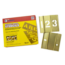 Stencil Set-Numbers 3 """" Messing 15 stk.