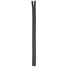 Coats Thread & Zippers F25AF18-002 Μόδας Μεταλλικός Αλουμινίου Αποσπώμενος Φερμουάρ, 18", Μαύρο