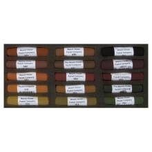 Mount Vision Pastel Company 15-stycken Dark Earth Set