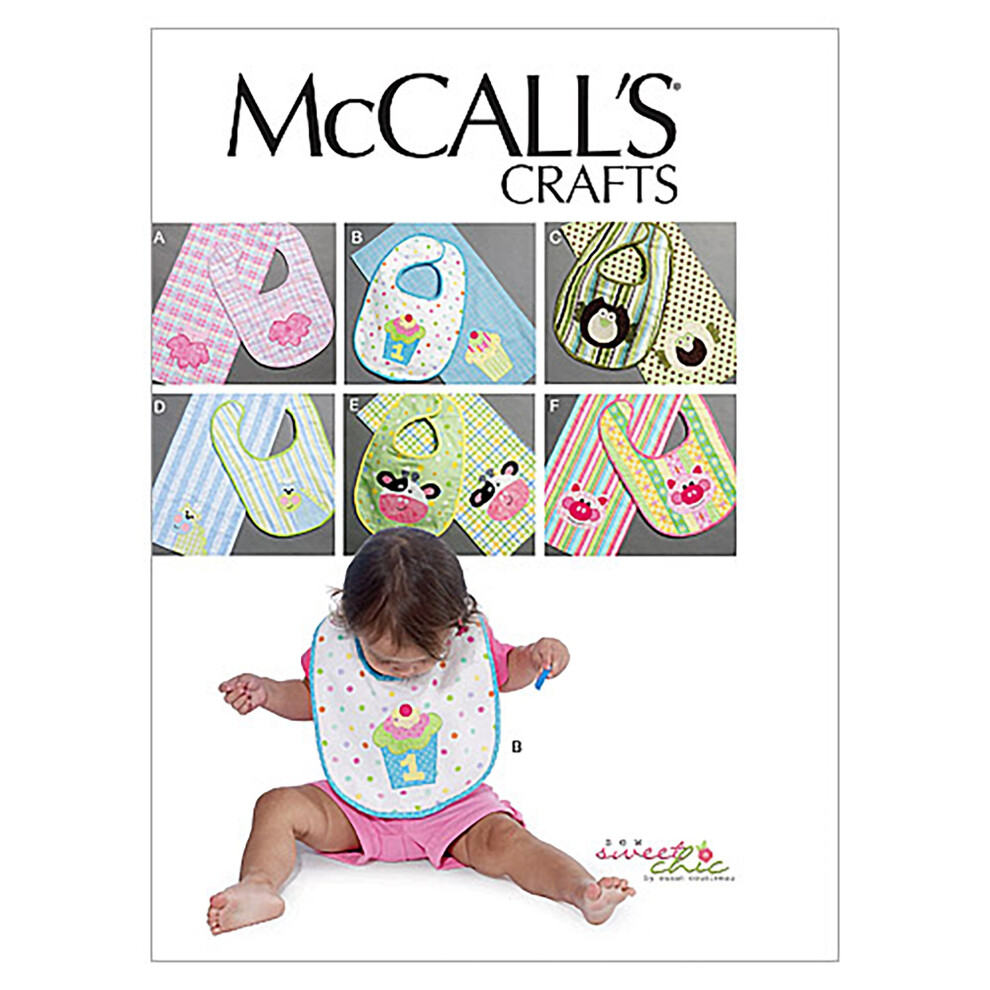 Patrons McCall's M6478 Bavoirs et bavoirs pour bébé Taille unique