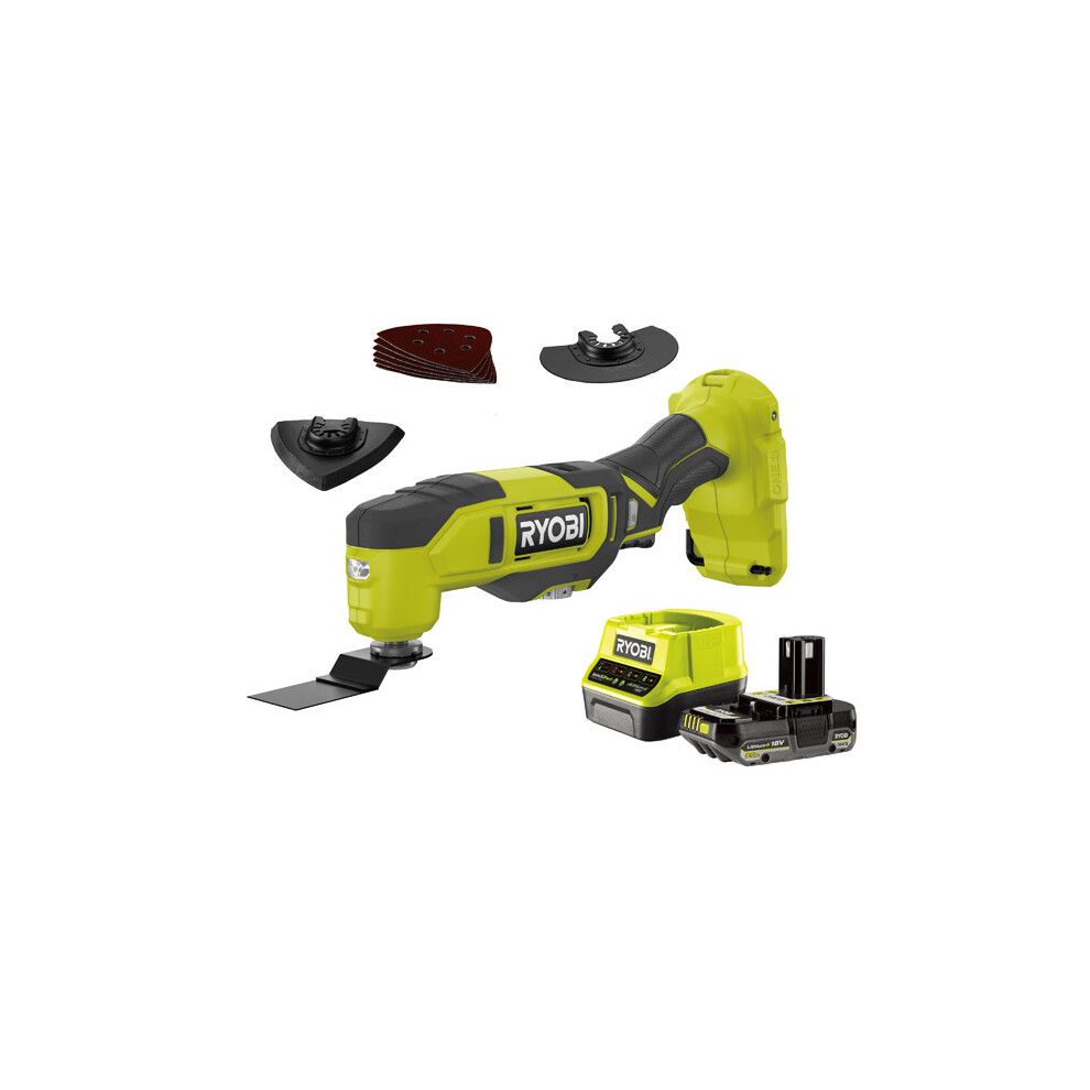 Ryobi One+ Multi-Tool Kit (1X 2.0Ah) 18V Rmt18-1C20gl