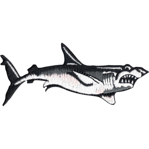 Dell Shark - Θηριώδης Μεγάλο Λευκό Κολύμπι - Ραφτό ή Σιδερωτό Πά patch