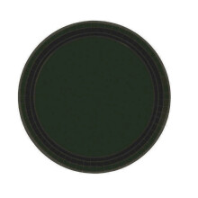 Okr   hle papierov    taniere Jet Black     25 cm (20 ks)     ide   lne na p   rty, pikniky a ka   dodenn    jedl