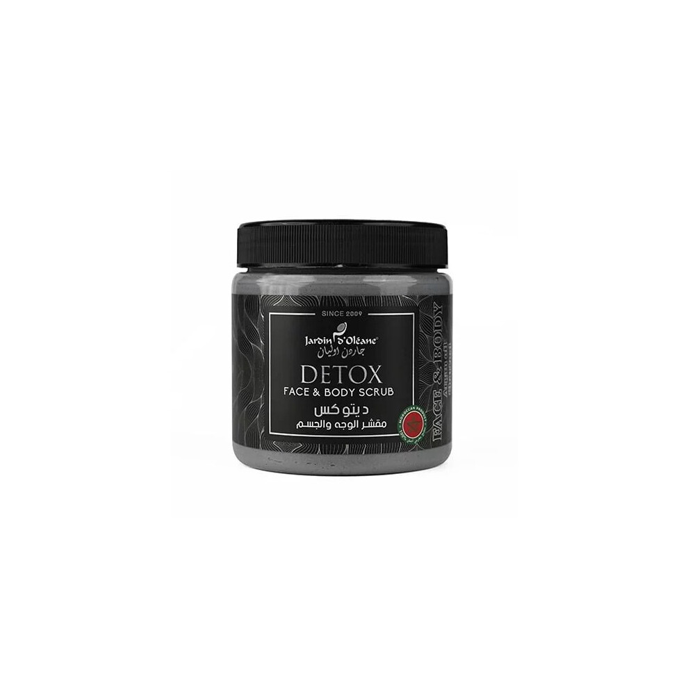 Cream Jardin D Oleane Detox Face & Body Scrub | Exfoliating | Remove Impurities, Excess Sebum & Toxins | Smooth, Revitalized Skin