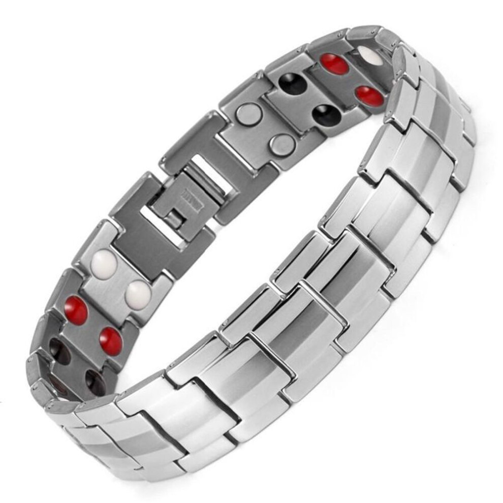 Jewelry Healing Magnetic Titanium Bio Energy Bracelet For Men Blood Pressure Accessory Bracelets