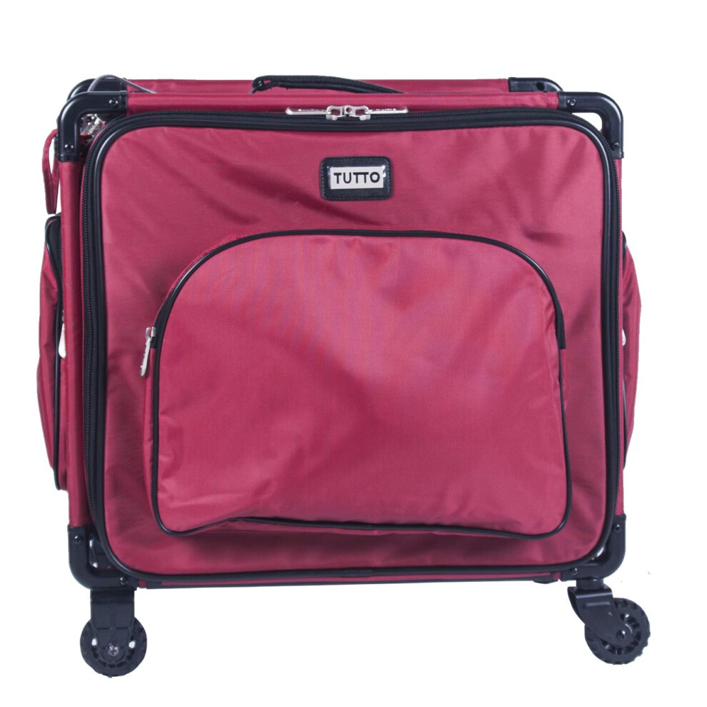 Tutto Serger Fourre-tout sur roulettes (Rouge cerise 17"")