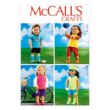 McCall Pattern Company M6904-OSZ Roupas para 18 (46 cm) -O Tamanho