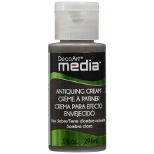 Deco Art Media Antiquing Cream 1-Unze Rohes Umbra