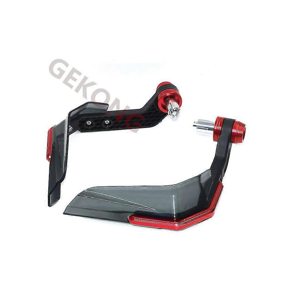 (No Logo ) For Honda Wing Gt 400 600 Silverwing Handguard Shield Hand Guard Protector Winds Red/Silver 5014561763200