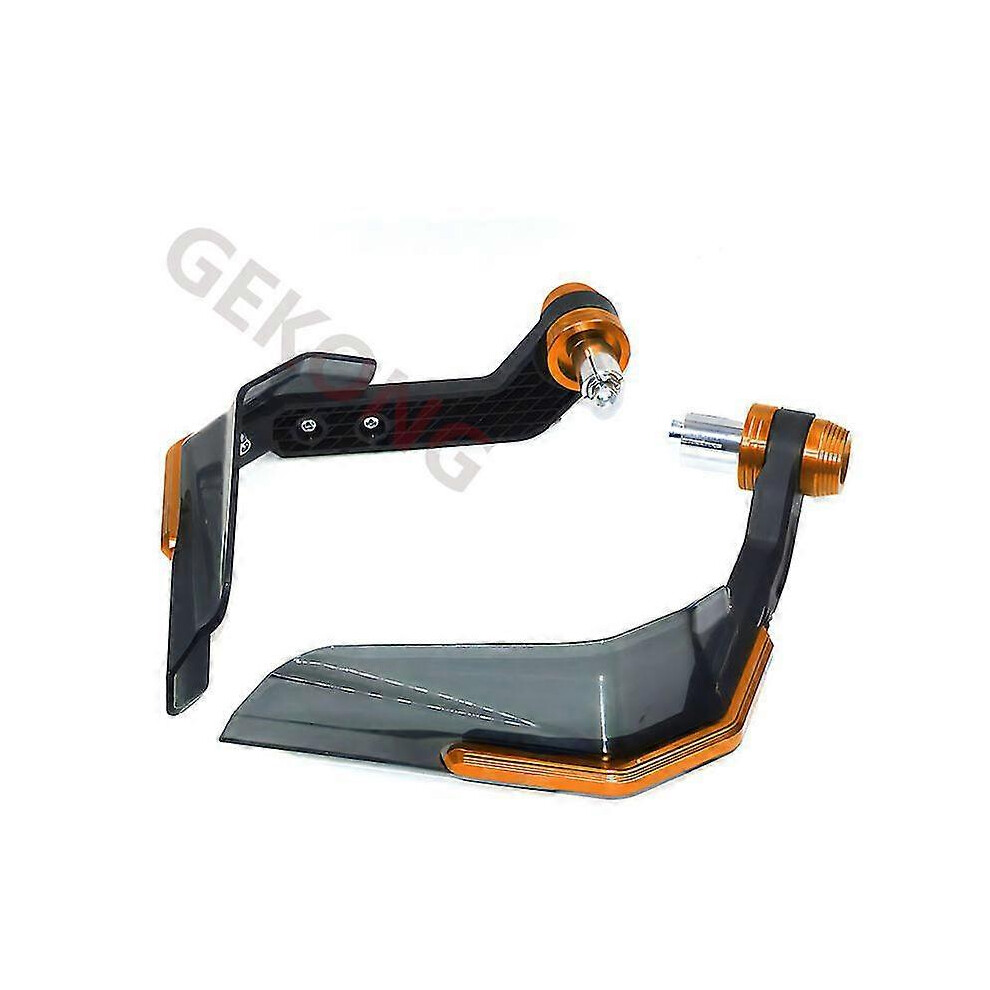(No Logo ) For Honda Wing Gt 400 600 Silverwing Handguard Shield Hand Guard Protector Winds Orange/Silver 5014561763231