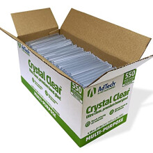 AdTech 220-345-5 Heißkleber, 4 Zoll, Minigröße, transparent, Anzahl 550 Sticks