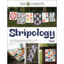 GE Designs Stripology - Libro de patrones de tiras para colchas de tapa blanda