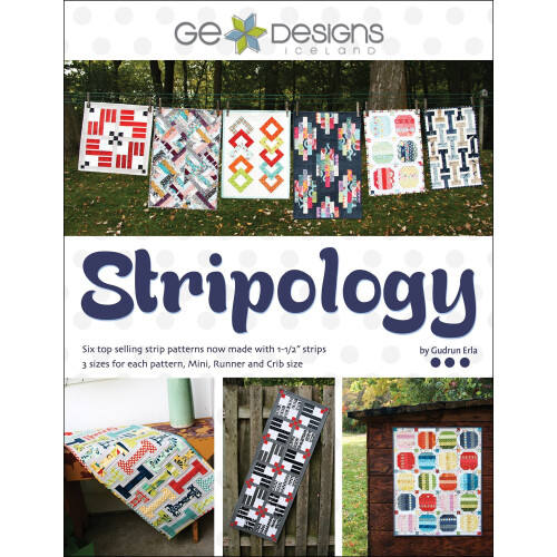 G.E. Designs Stripology Βιβλίο Μοτίβων Κουβερτών Softcover