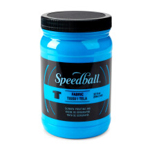 Speedball Fabrow Screen Printing Ink 32-ounce fluorescerende bl?