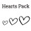ImpressArt  Herz-Metallstempel-Set 2