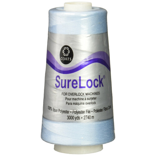 jassen Surelock Overlock Thread 3.000yd-Icy Blue