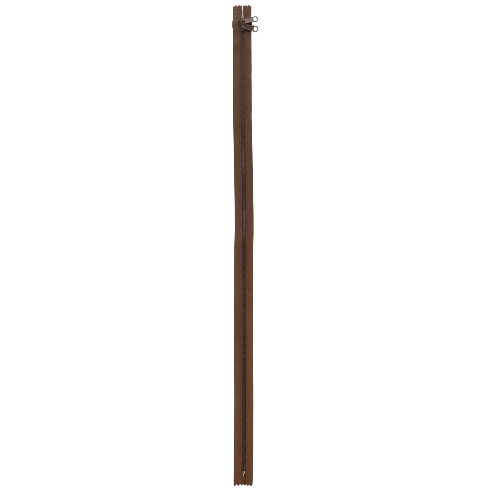 ByAnnie ZIP40140 Dubbele Schuif Rits 40 Seal Bruin