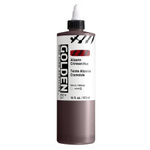 High Flow Acrylics von GOLDEN Alizarin Crimson Hue 16 fl. Unze. oz. Flasche professionelle Acrylfarbe transparent