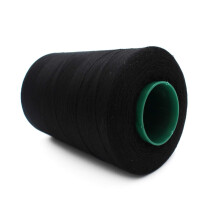 Perma Core Poly-wrap Poly-Nhgarn Tex-40 6.000 Yds (Schwarz)