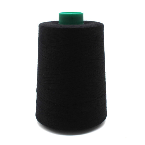 Perma Core Poly-wrap Poly-Nhgarn Tex-40 6.000 Yds (Schwarz) 1