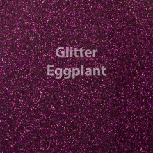 Siser Glitter HTV 20 """" x 12 """" Sheet - Iron on Heat Transfer Vinyl (aubergine)