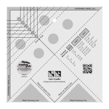 Creative Grids Cat's Cradle Quilt Ruler - CGRDH1