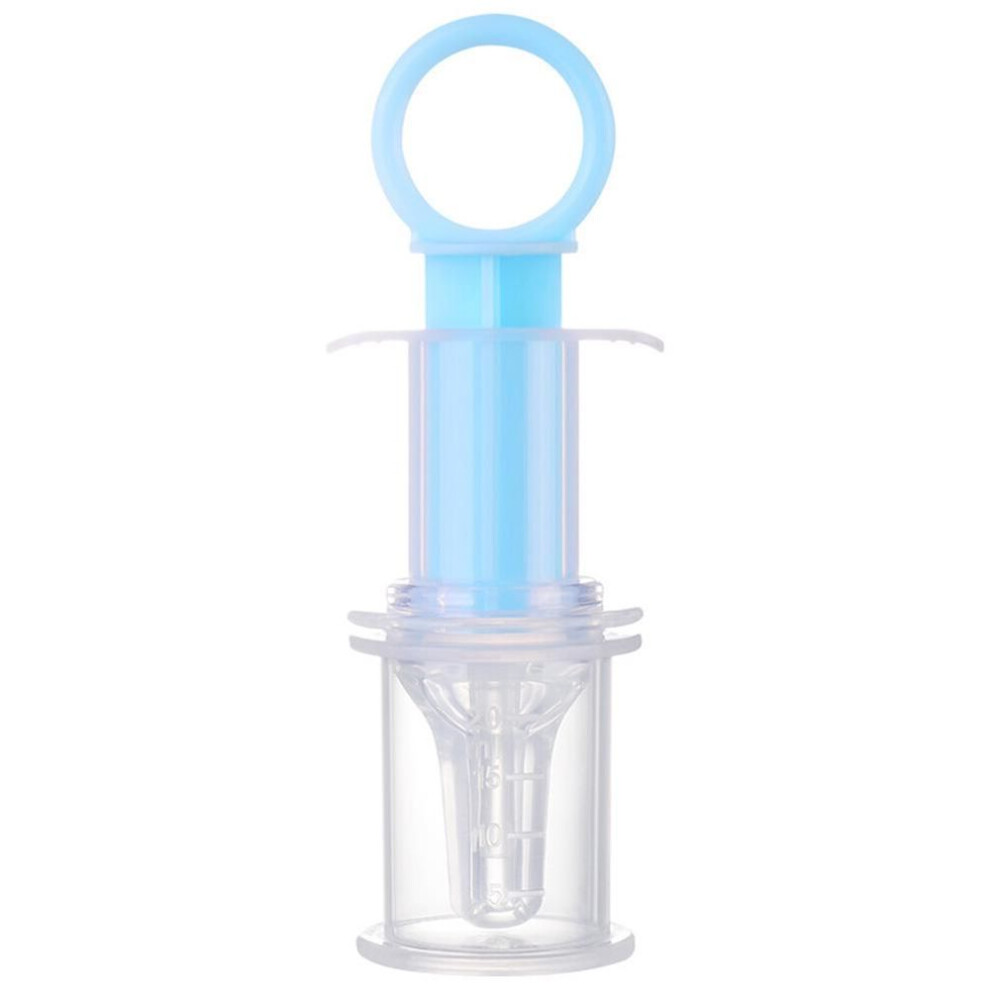 (blue) Pacifier Dropper Medicine Syringe Baby Infant Dispenser Water Feeding Milk Tool