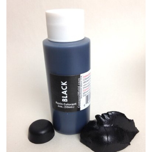 Black Epoxy Pigment (Colorant  Dye  Tint) 2oz 1