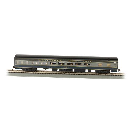 BACHMANN Bachmann Industries B&O Τρένο Ομαλής Πλευράς με Φωτισμένο Εσωτερικό (HO Scale), 85'