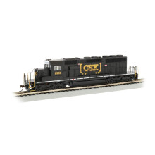 Locomotive diesel équipée EMD SD40-2 Dcc CSX #8905 (HTM) - Noir - Échelle HO