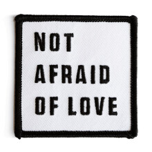 Patches Bordados These Are Things Não Têm Medo do Amor para Aplicar a Ferro ou Costurar