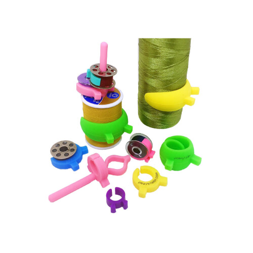 PeavyTailor 12 τεμ. Bobbins Buddies Κρα holding Bobbin Thread Organizer 1