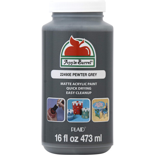 Apple Barrel ΑΚΡΥΛΙΚΟ ΧΡΩΜΑ, 16 oz, Γκρι Pewter