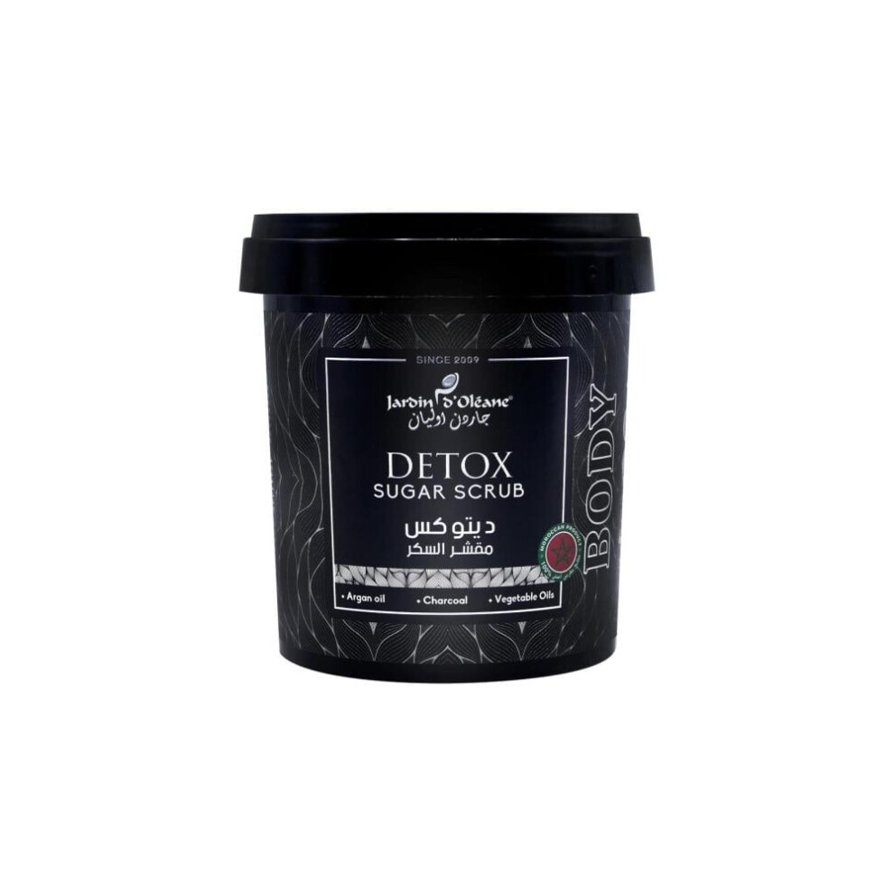 Cream Jardin D Oleane Detox Sugar Scrub | Exfoliating | Remove Impurities, Excess Sebum & Toxins | Smooth, Revitalized Skin