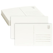 Paper Junkie Blanko-Aquarell-Postkarten 50er-Pack 4 x 6 in Wei Blanko-Postkarten fr den Versand und Aquarellpapierkarten