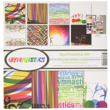 Reminisce (REMBC) Gymnastik-Scrapbook-Sammelset, mehrfarbig, 12 x 12 Zoll