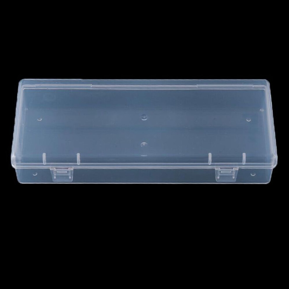 Transparent Plastic Box Rectangular Translucent Packing Box Storage Organizer Case Dustproof Durable Strong Jewelry Container
