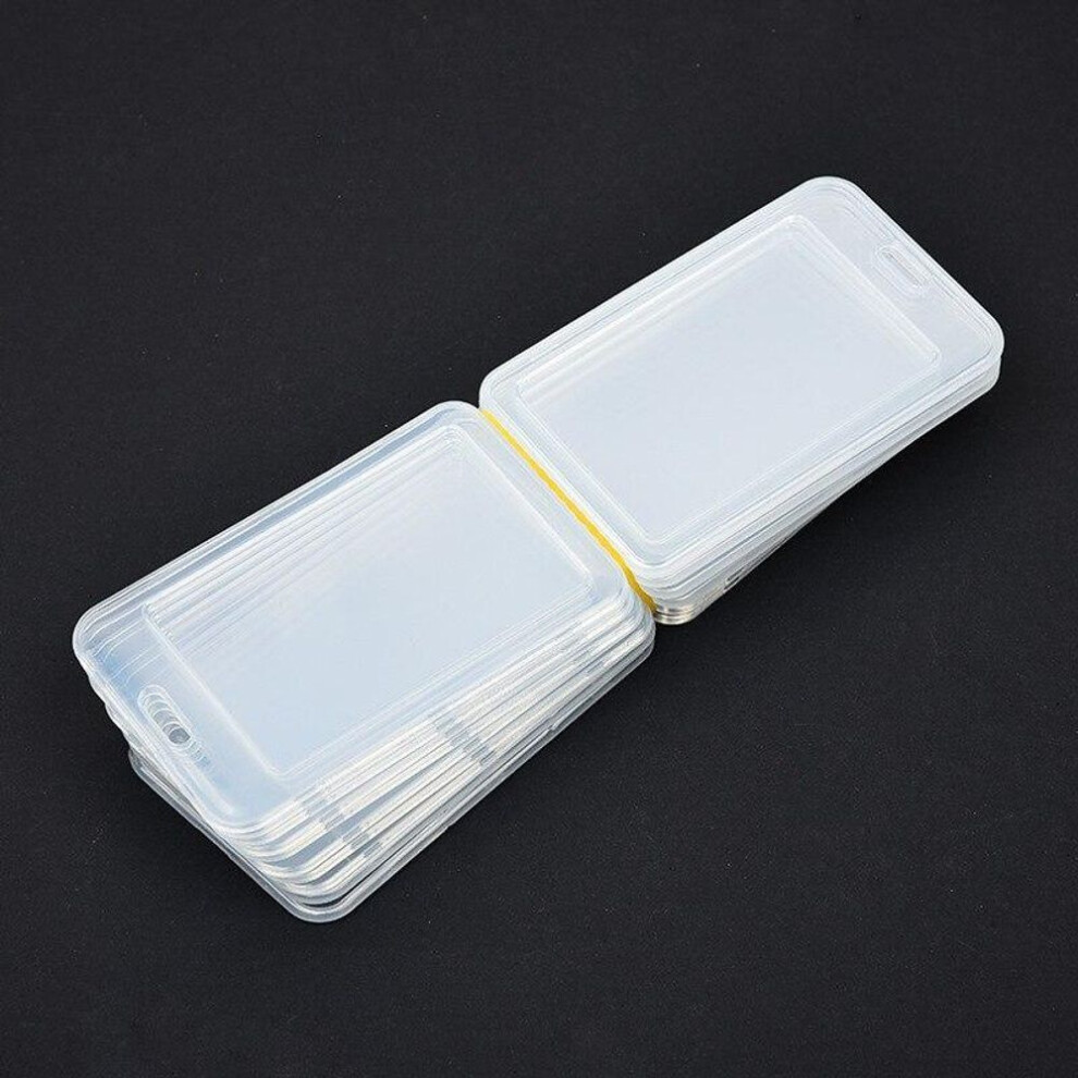 (clear) 5pcs Waterproof Transparent Card Cover Women Men Student Bus Card Holder Case Business Credit Cards Bank Id Card Sleeve Protect