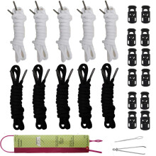 Joycoco - Paquete de 12 cordones de repuesto para pantalones deportivos, pantalones cortos y sudaderas con capucha