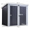 Outsunny Outsunny 2-Bin Corrugated Steel Rubbish Storage Shed w/ Locking Doors Lid Unit 9