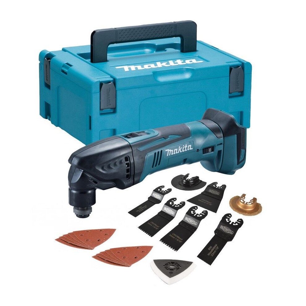 Makita DTM50Z 18v LXT Lithium Ion Cordless Multi Tool + Makpac Case +Accessories