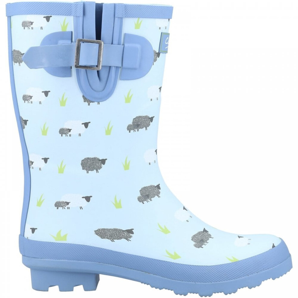 Cotswold (6 (Adults'), Sheep) Farmyard Mid Sheep Ladies Mid-Calf Wellingtons Not,Specified