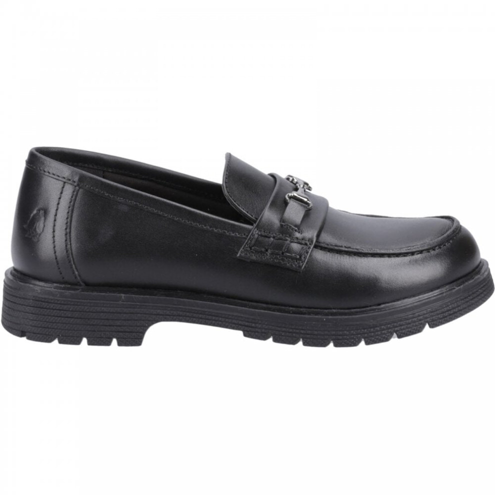 Hush Puppies (3 (Adults'), ) Lydia Senior Girls Slip On School Shoes Black