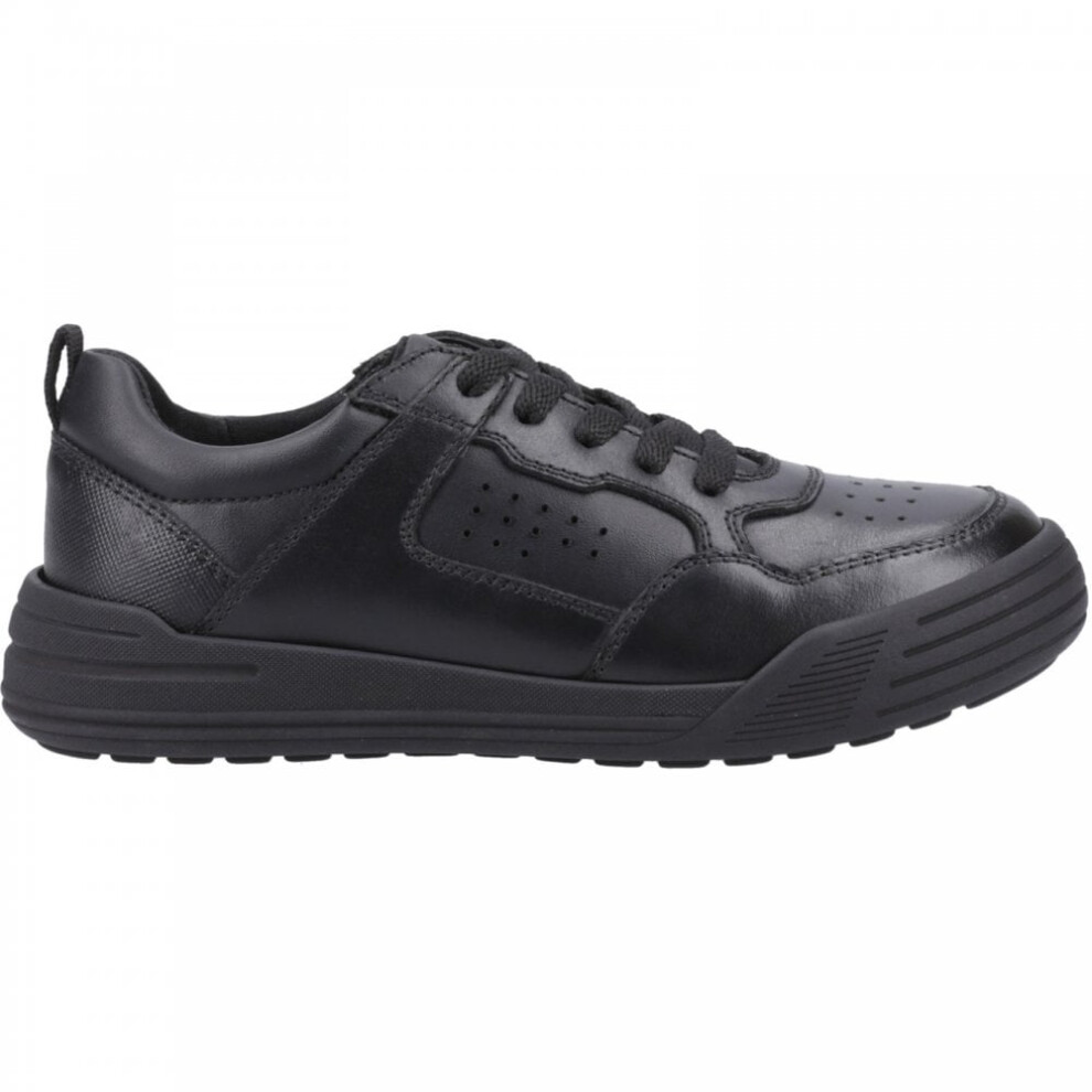 Hush Puppies (13 (Children's), Black) Shane Junior Black Boys Lace Up School Shoes